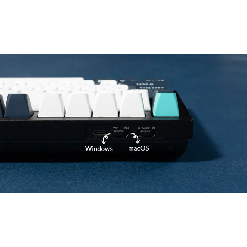 Keychron Q6 Max QMK/VIA RGB Wireless Mechanical Gaming Keyboard With Gateron Jupiter Red Switch - Arabic Layout / Black