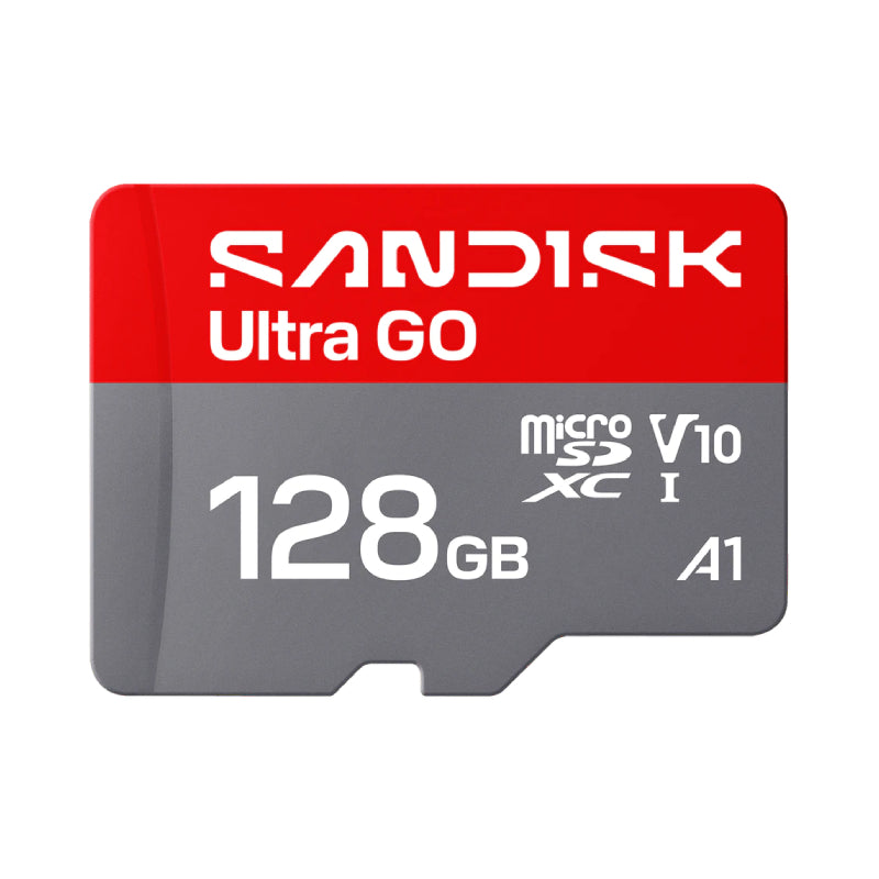 SanDisk Ultra GO microSD UHS-I Card - 128GB / Up to 190MB/s