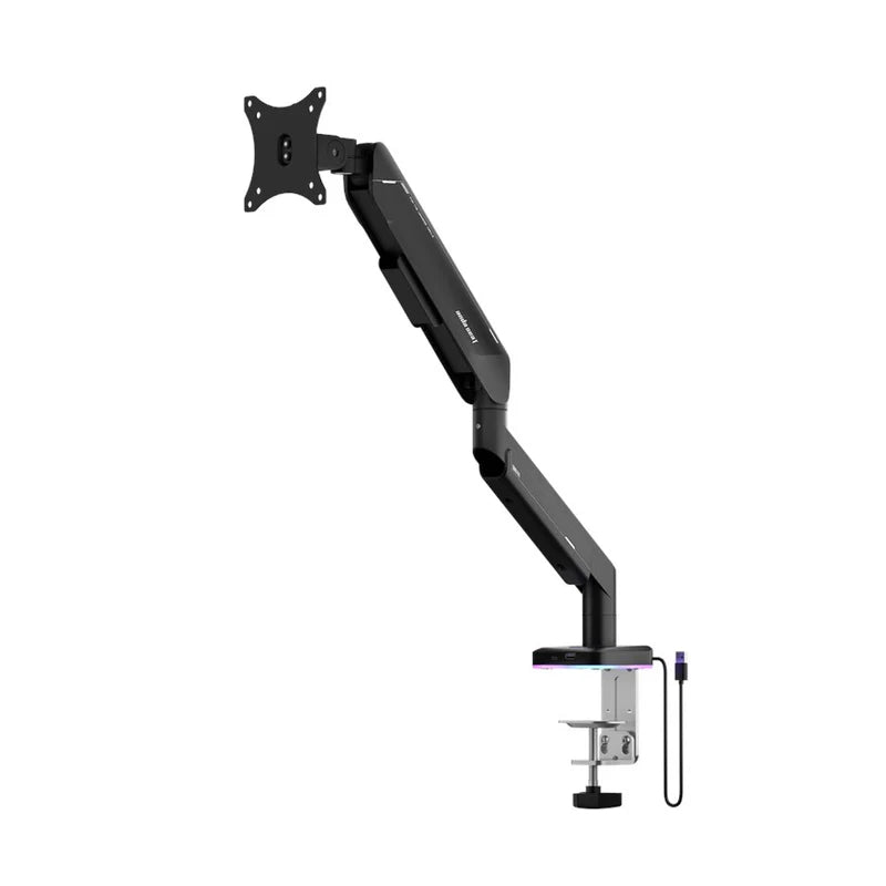 AndaSeat Stealth Pro II RGB A9X Single Monitor Arm - 17"-42" Inch / Black