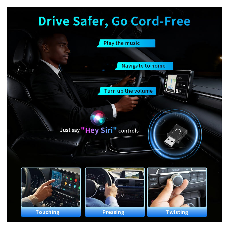 CarPlay 2-in-1 Wired To Wireless Adapter
