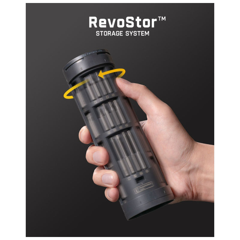Fanttik NEX E2 Ultra Precision Electric Screwdriver Kit - 800mAh Battery / 50 S2 Magnetic Bits / Gray
