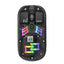Earldom KM16 Transparent RGB Wireless Office Mouse - 1600dpi / Black