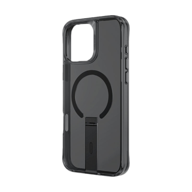 UNIQ Hybrid Eleva With Vertical Stand Case For Apple iPhone 16 Pro Max - Carbon Black