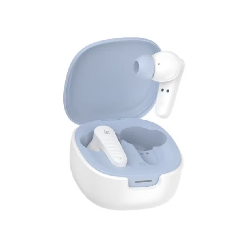 Porodo Ultrafit TWS Wireless Earbuds Ergonomic In-Ear Design - White