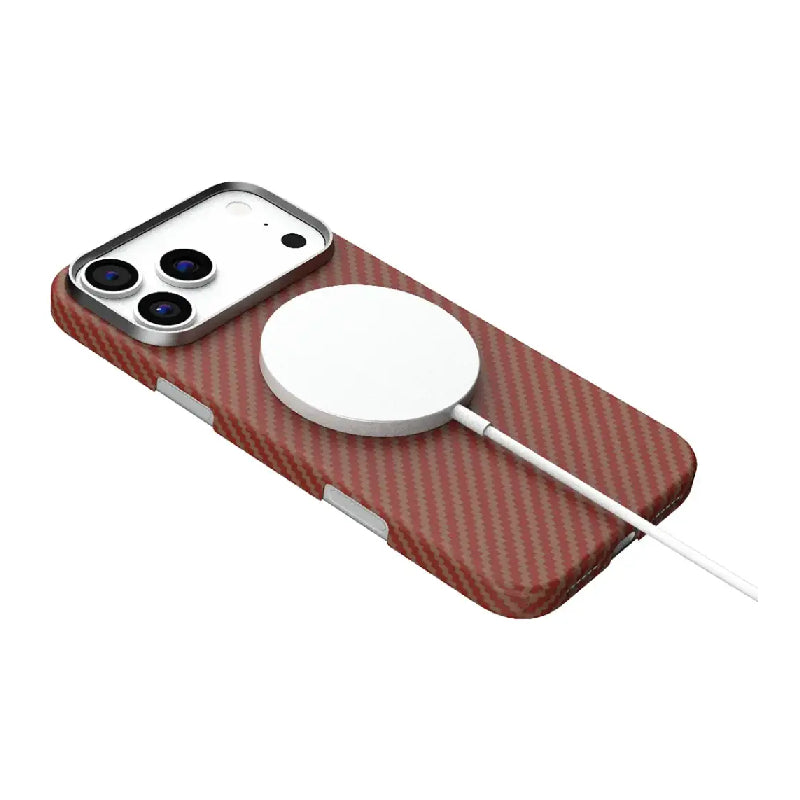 Levelo Sergei 1500D Aramid Fiber Case For Apple iPhone 17 Pro - Sunset Accessories > Mobiles & Tablets > Mobiles >