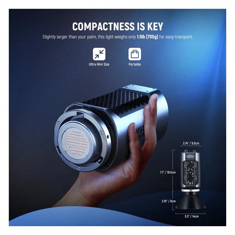 NEEWER MS150C Mini RGB LED Video Light - 150W