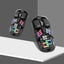 Earldom KM16 Transparent RGB Wireless Office Mouse - 1600dpi / Black