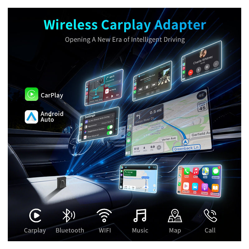 CarPlay 2-in-1 Wired To Wireless Adapter