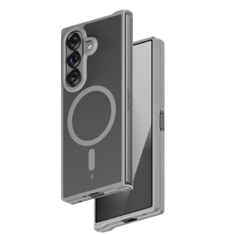 Smartix UltraGuard Magnetic Case For Samsung Galaxy Z Fold 7 - Grey