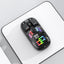 Earldom KM16 Transparent RGB Wireless Office Mouse - 1600dpi / Black