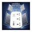 LDNIO SC6 Power Strip Extension Cord Power Socket - 3 Way / USB-C / USB-A / White