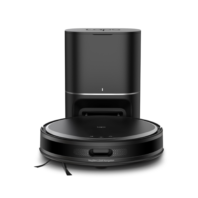 TP-Link (Tapo RV20 Max Plus) Suction MagSlim™ LiDAR Navigation Robot Vacuum and Mop with Auto-Empty Dock - 2600 mAh / 3L / Black