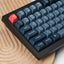 Keychron V1 Max QMK/VIA RGB Wireless Mechanical Gaming Keyboard With Gateron Jupiter Red Switch - Arabic Layout / Black