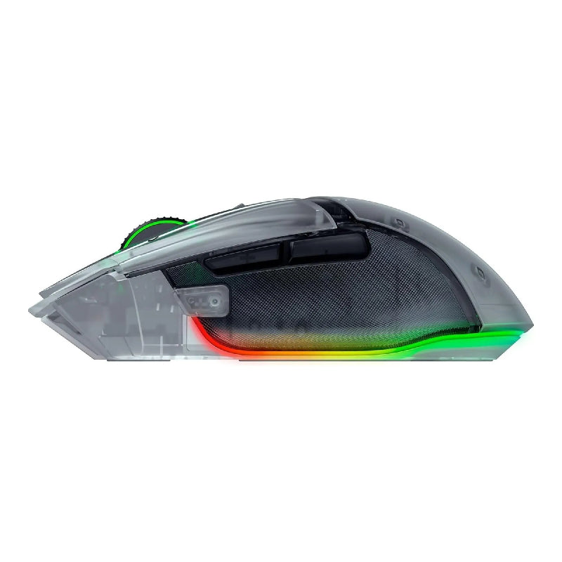 Razer Basilisk V3 Pro Optical Sensor HyperSpeed RGB Gaming Mouse – Wireless / Wired / 35K DPI / Phantom White