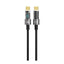 Porodo Braided Cable with PD Display - 60W / USB-C / 1.2 Meter / Black