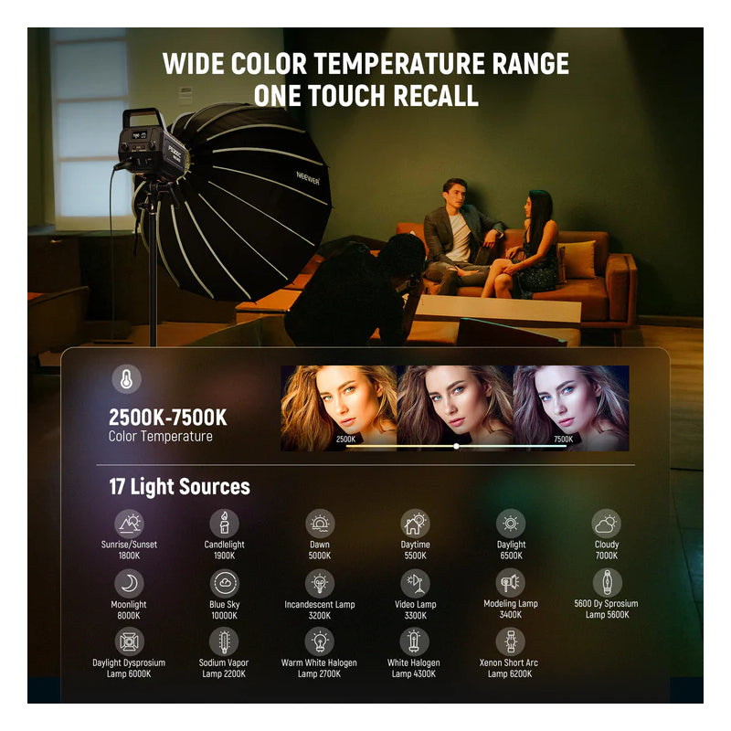 NEEWER FS300C RGB LED Video Light - 300W