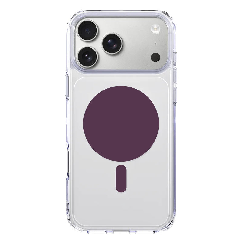 Levelo Clara Pro MagSafe Case For Apple iPhone 18 Pro / Apple iPhone 17 Pro - Burgundy