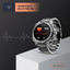 Porodo Chrono Steel Smart Watch - 1.43" AMOLED / Bluetooth / Silver