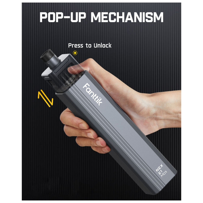 Fanttik NEX E1 MAX Precision Electric Screwdriver Kit - 350mAh Battery / 50 S2 Magnetic Bits / Gray