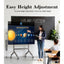 NORTH BAYOU P100 Height Adjustable Large Screen Stand - 65” – 90” Screens