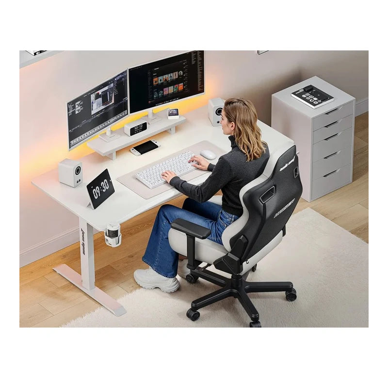 AndaSeat Xtreme Series Ergonomic Gaming Desk - 140 x 75 cm / White