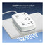 LDNIO SC6 Power Strip Extension Cord Power Socket - 3 Way / USB-C / USB-A / White