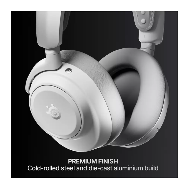 SteelSeries Arctis Nova Pro Omni ANC Gaming Headphones - On-Ear / Wireless / White
