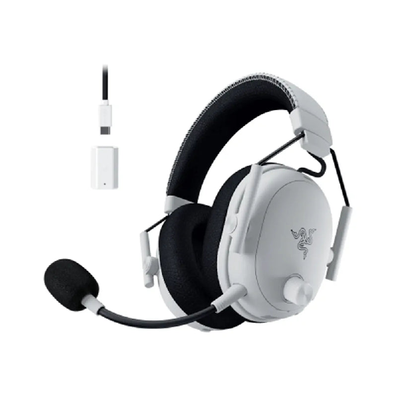 Razer BlackShark V3 Pro ANC Gaming Headset - Wireless / USB Wired / Detachable Mic / White