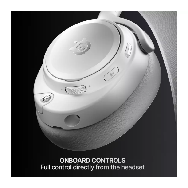 SteelSeries Arctis Nova Pro Omni ANC Gaming Headphones - On-Ear / Wireless / White