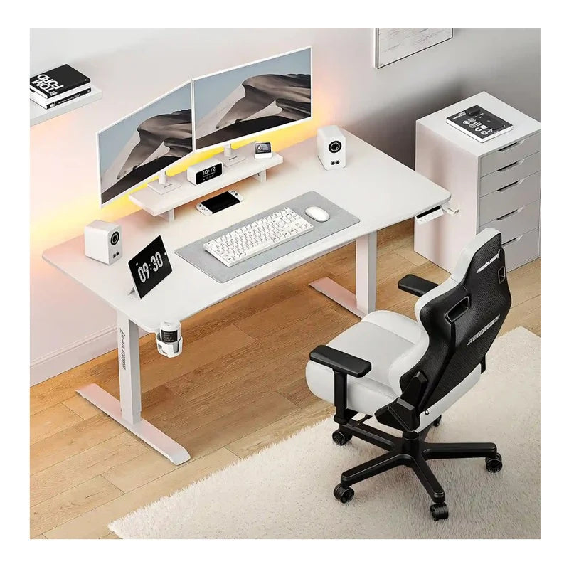 AndaSeat Xtreme Series Ergonomic Gaming Desk - 140 x 75 cm / White