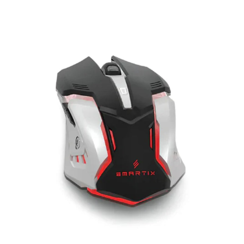 Smartix G-KEY Premium Wireless Gaming Keyboard and Mouse - Black/Silver