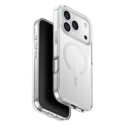 Uniq Hybrid Clario Magclick Charging Case For Apple iPhone 17 Pro - Lucent Clear