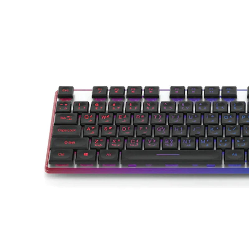Smartix G-KEY Premium Wireless Gaming Keyboard and Mouse - Black/Silver