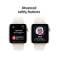 Apple Watch Series SE 3 - OLED / 64GB / 44mm / Bluetooth / Wi-Fi / Medium/Large / Starlight Aluminium Case with