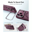 ESR Classic Hybrid Magnetic Case for Apple iPhone 18 Pro/17 Pro - Frosted Red