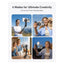 TELESIN Magnetic Mini Selfie Stick Tripod - Black