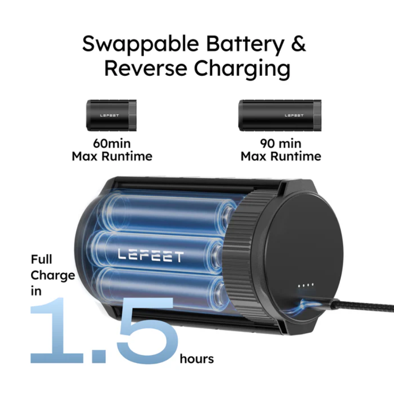 LEFEET P1 XR Underwater Scooter - 3.6m/s / 7400mAh / Black