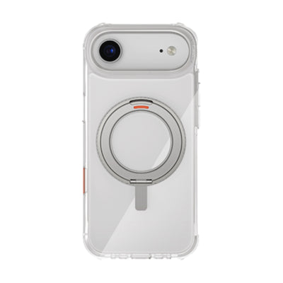 UNIQ Hybrid Swivix MagClick With 360 Rotating Kickstand Case with for Apple iPhone Air - Lucent Clear