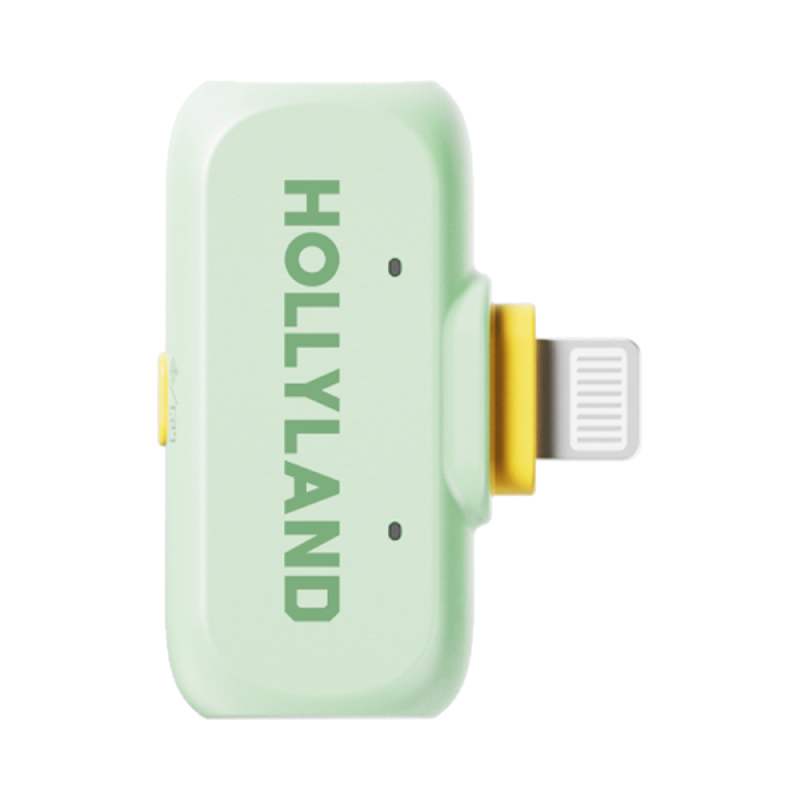 HOLLYLAND LARK A1 Combo 2-Person Wireless Microphone System - USB-C / Lightning / Green