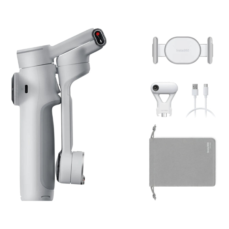 Insta360 Flow 2 Pro AI Tracker Bundle - Stone Grey