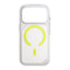 Uniq Hybrid Combat Active Magclick Charging Case For Apple iPhone 17 Pro - Frost Clear/Lume-Lime