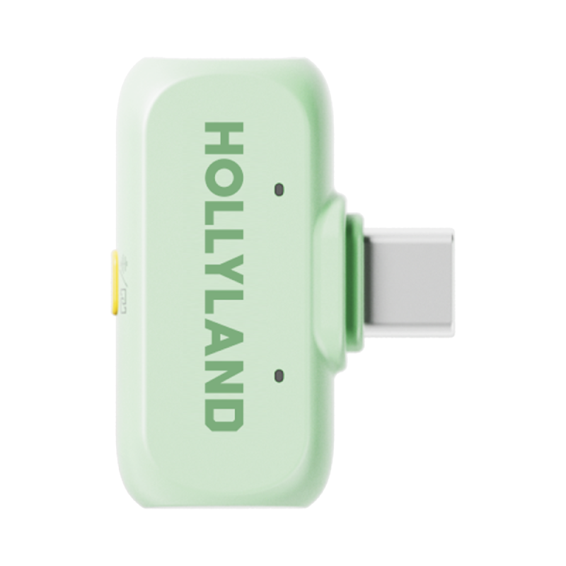 HOLLYLAND LARK A1 Combo 2-Person Wireless Microphone System - USB-C / Lightning / Green