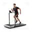 Porodo Dual Function Treadmill with Vibration Plate - 120Kg / Black