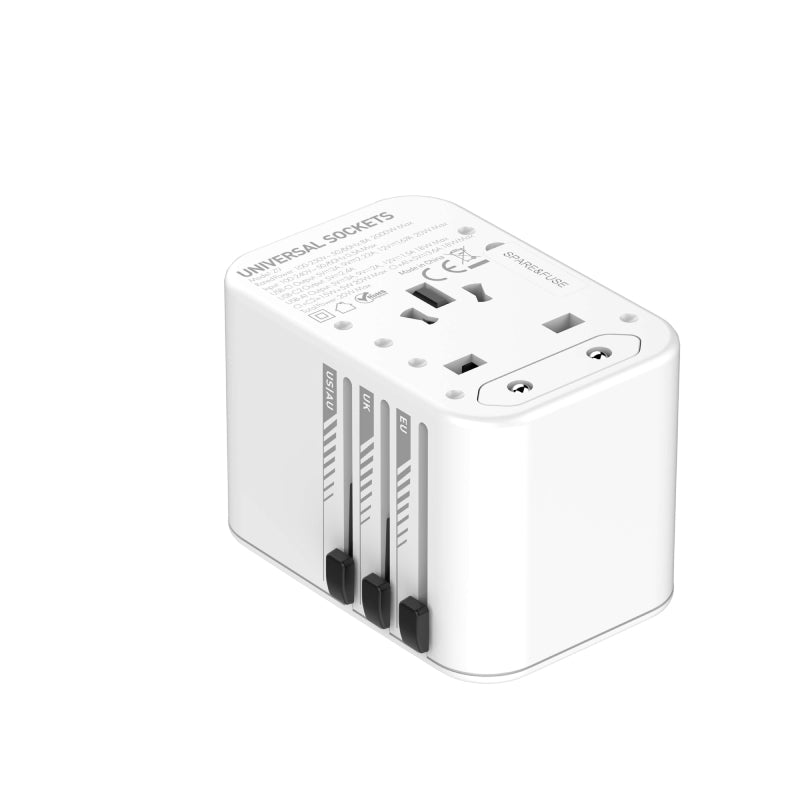 LDNIO Z9 GaN Travel Adapter - USB-A / USB-C / 20W / White