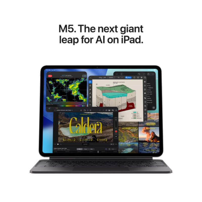 Apple iPad Pro M5 (2025) / 13" / 1TB / Wi-Fi + Cellular / SILVER / Standard Glass