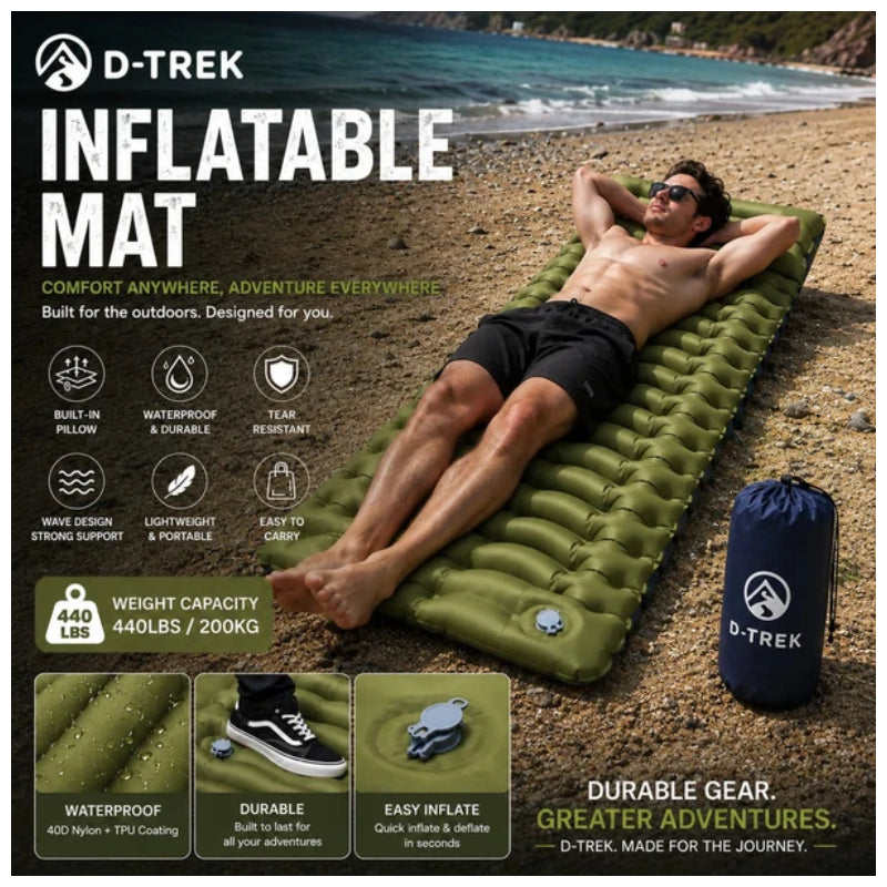 D-Trek Inflatable Mattress - Green