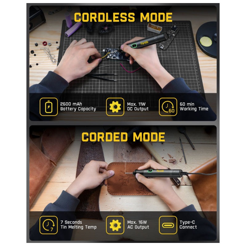 Fanttik NEX T1 Max Soldering Iron Kit - Black