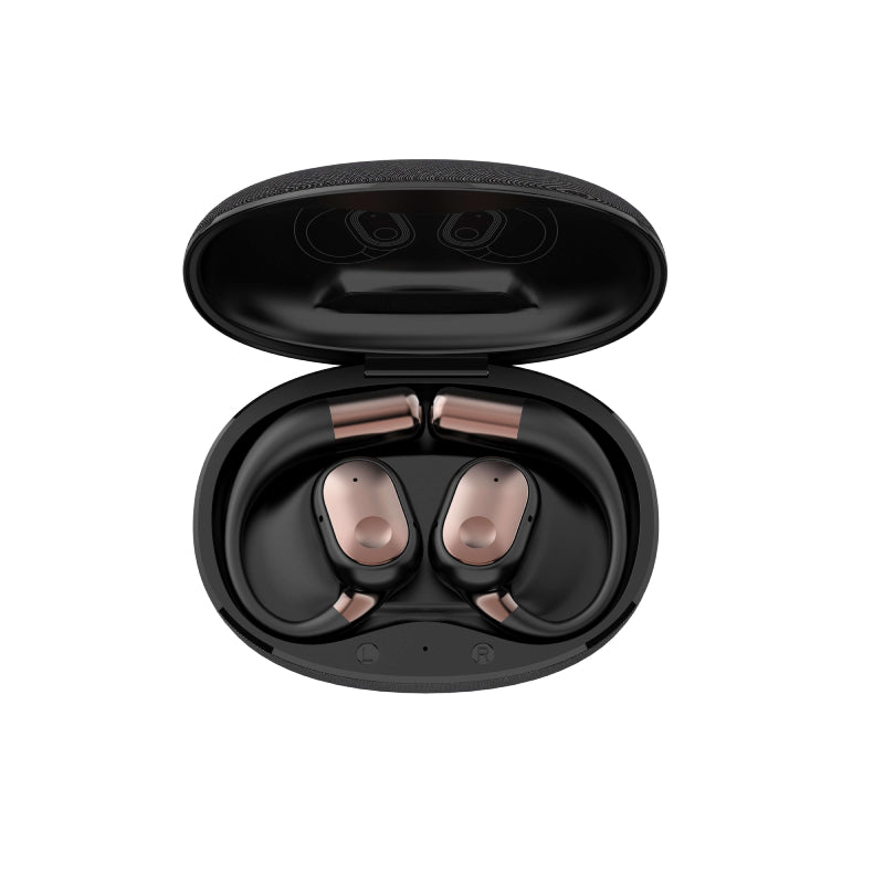 LDNIO T11 Wireless Stereo Earbuds - Over-Ear / Bluetooth / Black