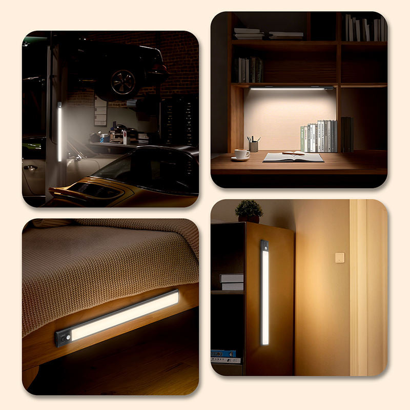 LDNIO Y5 Smart Magnetic Cabinet Sensor Light - 1500mAh / 3W / USB-C / Light Grey
