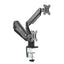 Twisted Minds Dual Monitor Aluminum Slim Mechanical Spring USB Monitor Arm - 17"-32" Inch / Matte Black